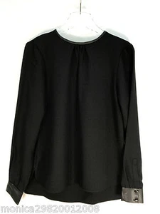Zara Top Langärmelig Bluse Größe S M Neu - Imagen 1 de 8