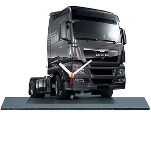 MODEL CARS, TRUCK MAN tgx 480 -09 with Clock 11,8x 7,8 inches and aluminium - Picture 1 of 1