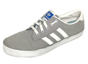 ADIDAS KIEL Men’s 12 Light Grey + White Low Skate Sneakers Casual Shoes (M20322)