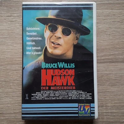Hudson Hawk Der Meisterdieb Bruce Willis VHS Kassette in Hülle - Bild 1 von 3