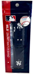 Artinian New York Yankees silikonowy pasek kompatybilny z Apple 42/44/45/49mm - Zdjęcie 1 z 4