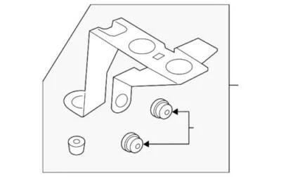 Soporte modulador ABS genuino Ford Focus Transit Connect 2012-2016 CP9Z-2B389-A Foto 1 de 2