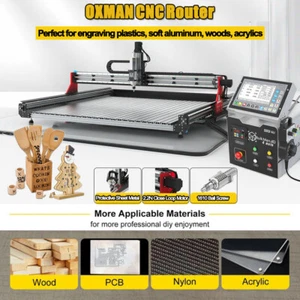 BULKMAN3D OXMAN CNC Router Machine Full Kit- 1610 Ball Screws for Wood Cutting - Picture 1 of 13