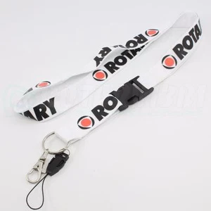 ROTARY LANYARD - WHITE / BLACK - MAZDA RX7 RX8 WANKEL ENGINE12A 13B 20B FB FC FD - Picture 1 of 2