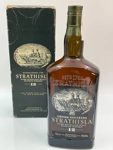 STRATHISLA 12 YO PURE HIGHLAND MALT SCOTCH WHISKY 1L. 43% IN BOX VINTAGE 90’S - Foto 1 di 8