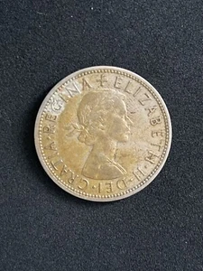 Half Crown coin 1956 queen Elizabeth II - Picture 1 of 4
