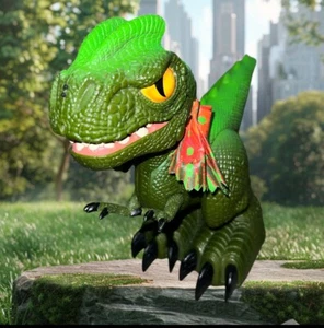 Screature DINOSAUR TOY MATTEL 2008 INTERACTIVE SNAPS GROWLS LAUGHS Yawn Works! - Picture 1 of 4