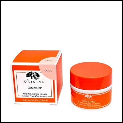 Origins GinZing Brightening Eye Cream COOL Dark Circles Puffiness .5 fl oz New - Image 1 of 4