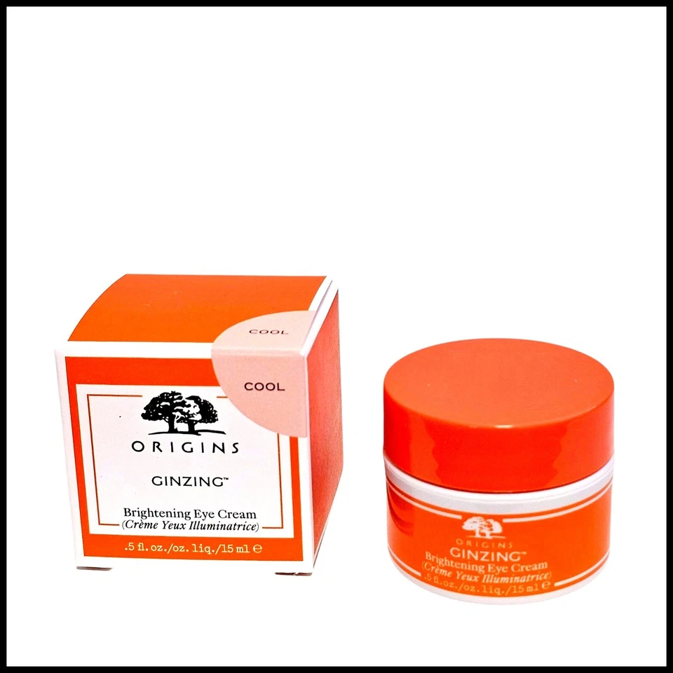 Origins GinZing осветляющий крем для глаз классный темные круги отечность 0,5 жидкой унции новый - Изображение 1 из 4