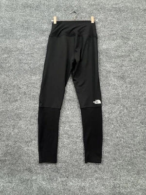 The North Face Women’s Black Leggings Size Small High Rise Mesh Panels Activewea - Imagem 1 de 3