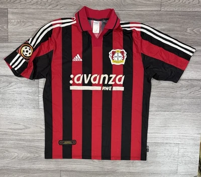 Bayern Leverkusen #34 DOGAN 2000 2001 Home Football Shirt Jersey Size L - Image 1 of 4