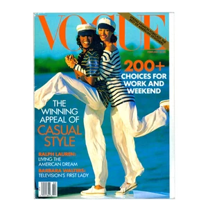 Vogue February 1992 Magazine Naomi Campbell Christy Turlington Anna Wintour Vtg - Picture 1 of 9
