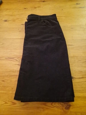 John Lewis Black Corderoy Skirt 14 - Image 1 of 2
