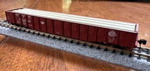 Bluford N Scale RTR 52095 52’6” 15 Panel Mill Gondola New York Central 713035 NY - Picture 1 of 11