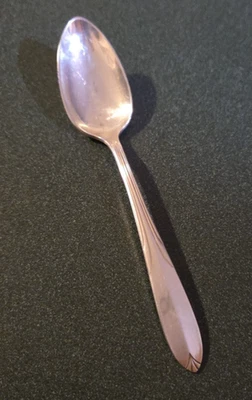 Obertura de cuchara de plata esterlina National Silver Co 6 pulgadas Peso de chatarra 26,56 gramos Foto 1 de 4