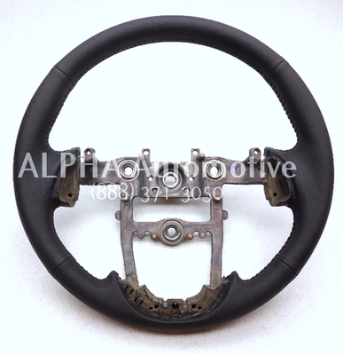 Volante de cuero negro desnudo Kia Optima 2011-2013 OEM 56120-2T410VA Foto 1 de 4