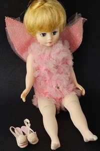 Vintage 1969 Madame Alexander Disney Showcase Pink "Tinker Bell" Fairy doll 9.5" - Picture 1 of 15