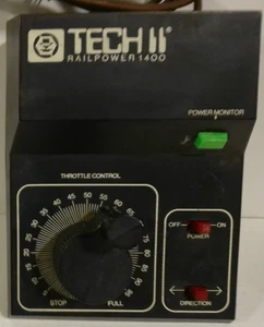 MRC TECH II RAILPOWER 1400 POWER SUPPLY FOR HO + N SCALE TRAINS TESTED GOOD - Picture 1 of 7