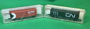 Set of 2 Vintage Atlas Model Railroad 90 Ton Hopper #3285 & 40’ Box Car #3436 - Picture 1 of 9