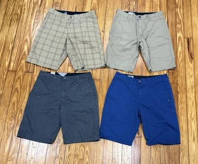 Lot Of 4 Men's Volcom VMONTY Chino Shorts Size 30 - Image 1 of 3