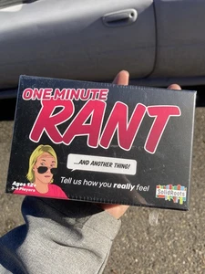 One Minute Rant Solid Roots Family Game New In Box Sealed Family Fun Game Night - Picture 1 of 10
