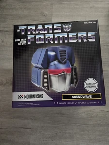 Modern Icons Transformers Soundwave Electronic Helmet NEW Gamestop Exclusive - Picture 1 of 3