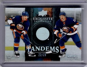 Bo Horvat & Mathew Barzal Tandems /25 2024-25 UD Exquisite Collection #ET-HB - Bild 1 von 2