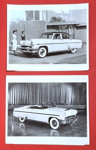 2 Original Ford Press Photos - 1953 Mercury Monterey Convertible & 1954 Sedan - Picture 1 of 5