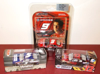 Hallazgos raros - Lote de 3 coches diecast NASCAR de carreras de acción coleccionables escala 1/64 Foto 1 de 4