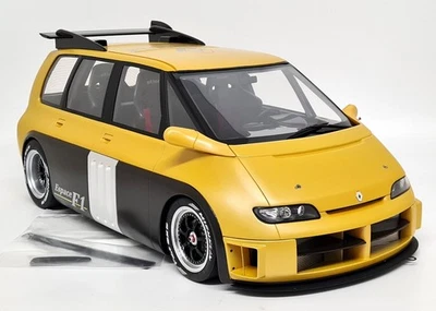 Otto 1/12 Renault Espace F1 Matt Yellow Black LARGE Resin Model Car (SPOILER!) - Image 1 of 4