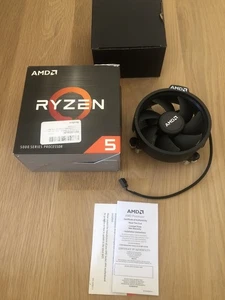 Disipador de calor y ventilador SOLO PARA AMD Ryzen 5 5600X 6 núcleos 12 hilos CPU Socket AMD - Imagen 1 de 6