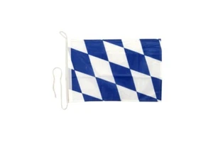Deutschland Bayern ohne Wappen Bootsfahne Bootfahne Fahnen Flaggen fürs Boot 30x - Bild 1 von 1
