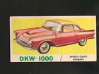 1001* 1961 Topps Sportwagen # 40 DKW-1000 EX