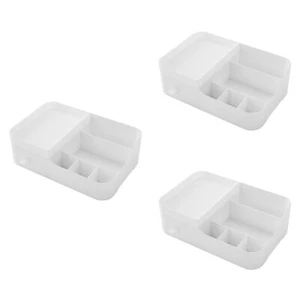 Set of 3 Desktop Storage Box Counter Makeup Organizer Bathroom Cabinet - Picture 1 of 12