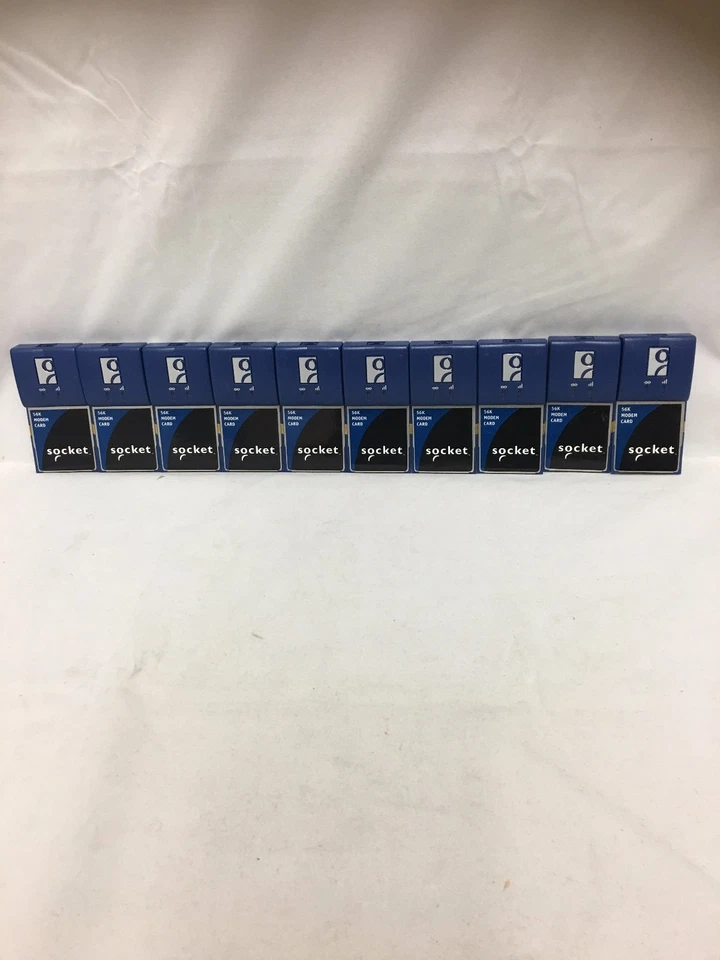 "Socket Communications 56K Modem Compact Flash Card LOT OF 10" - Image 1 of 3