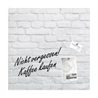 SIGEL GL164 Premium Glas-Magnetboard 48 x 48 cm White-Klinker