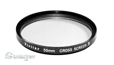55mm Vivitar Cross Screen VI (6 Point) Lens Filter - Image 1 of 2