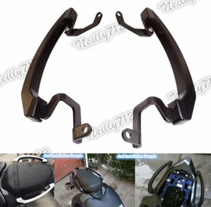 Pillion Rear Passenger Seat Grab Bar Hand Rail Black Fit YAMAHA MT-07 FZ-07 RM04 - Picture 1 of 11