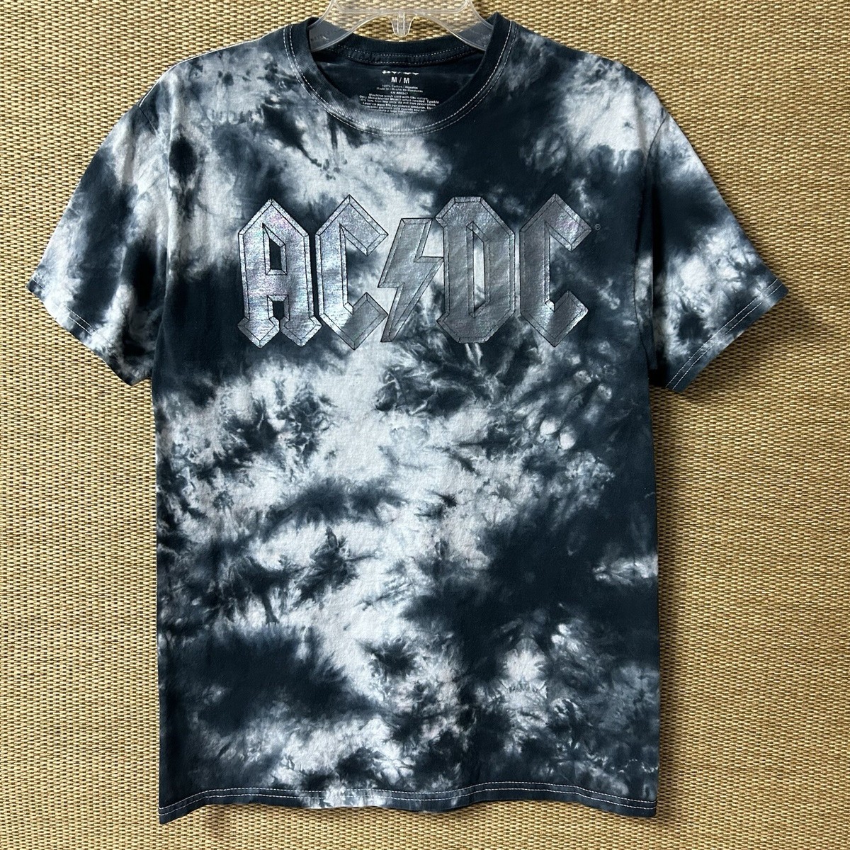 Hombre Camiseta Sin Mangas AC/DC Estampado Enmarcado Camiseta Ac Dc