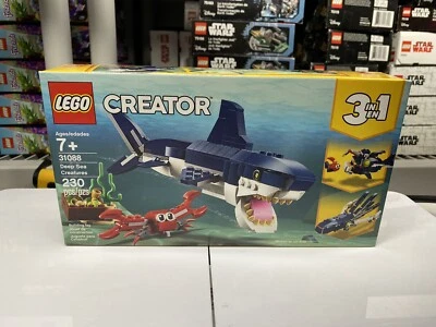 LEGO Creator 3in1 Deep Sea Creatures Shark Toy Building Kit 31088 (230 Pieces)   - Image 1 of 2