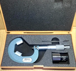 Mitutoyo 3-Flute Manual V-Anvil Micrometer VM3-40 114-103 25-40mm 0.01mm JP F/S - Picture 1 of 6