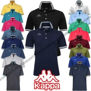 KAPPA Logo Malta 5 Mss Men's Pole Piqué Cotton T-Shirt Regular 302MX50 - Picture 1 of 32