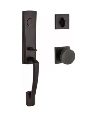 Conjunto completo de alça Baldwin FD.SANXCON.CRR.190 CRR com botão interior  - Imagem 1 de 4