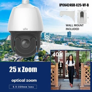 Uniview UNV 4MP 25x LightHunter Red PTZ IP Cámara CCTV - IPC6424SR-X25-VF-B - Imagen 1 de 5