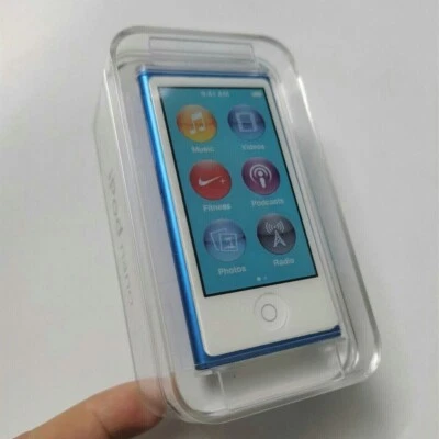 New Apple iPod Nano 7th Generation 16GB Blue - Sealed Retail Box- BEST GIFT - Image 1 of 4
