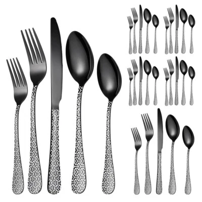 30 Piezas Cubiertos Acero Inoxidable para 6 Personas con Cuchillo Tenedor Cuchara Caja Regalo - Imagen 1 de 4