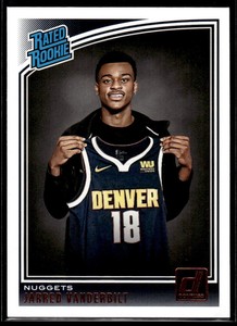 2018 Donruss Rated Rookie #NA Jarred Vanderbilt Holo Orange Very Good