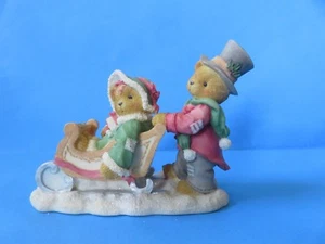 Cherished Teddies “Lindsey & Lyndon Walking In A Winter Wonderland” - Imagen 1 de 5