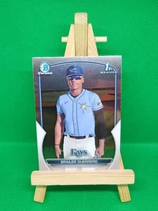 2023 Bowman Chrome Brailer Guerrero 1st Bowman Chrome Tampa Bay Rays BCP-240 - Picture 1 of 2