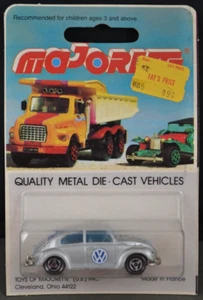 VTG 1970's Majorette Volkswagen Beetle No. 202 1:60 Die Cast 110122MGL - Picture 1 of 4